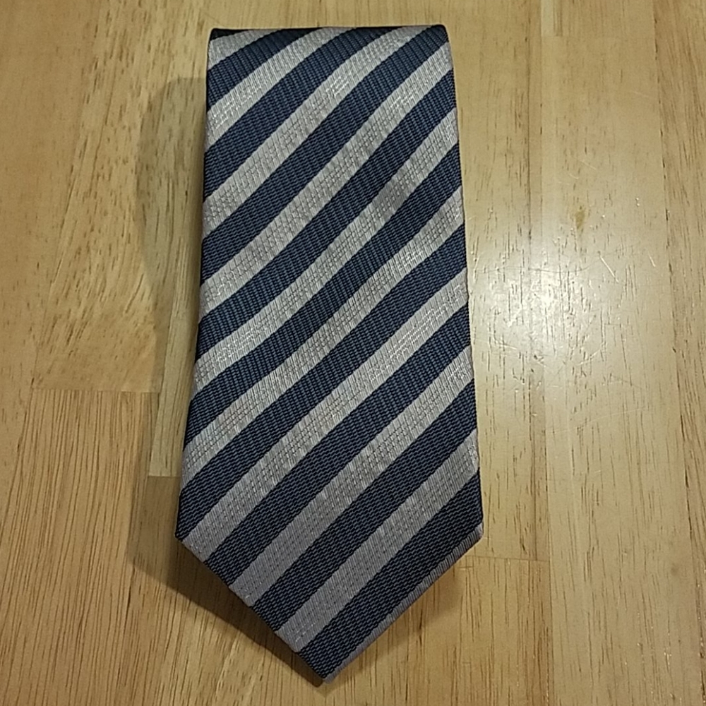 Aquascutum‎ of London Striped Silk Necktie